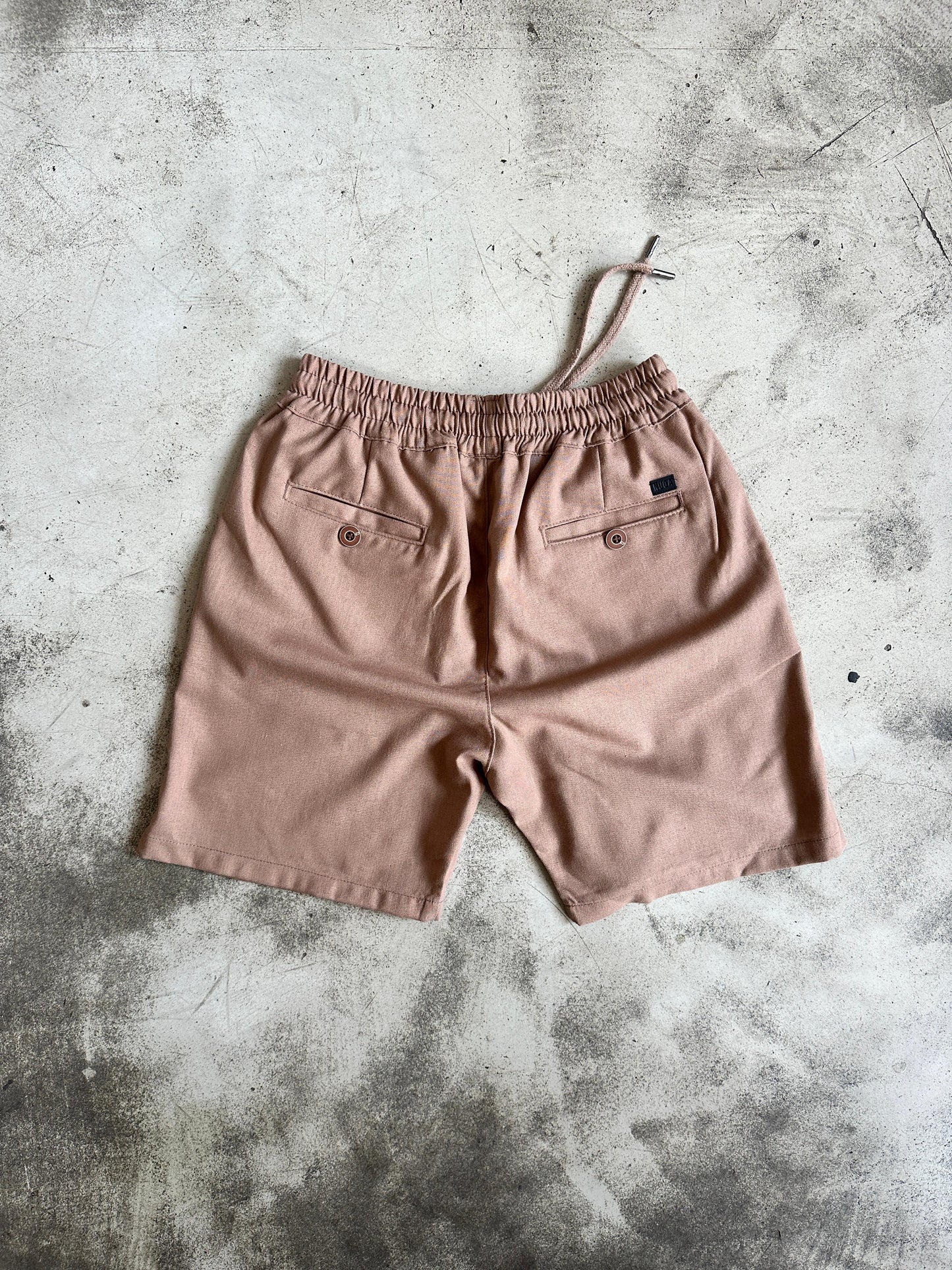 Comfort Linen Short - Marrón