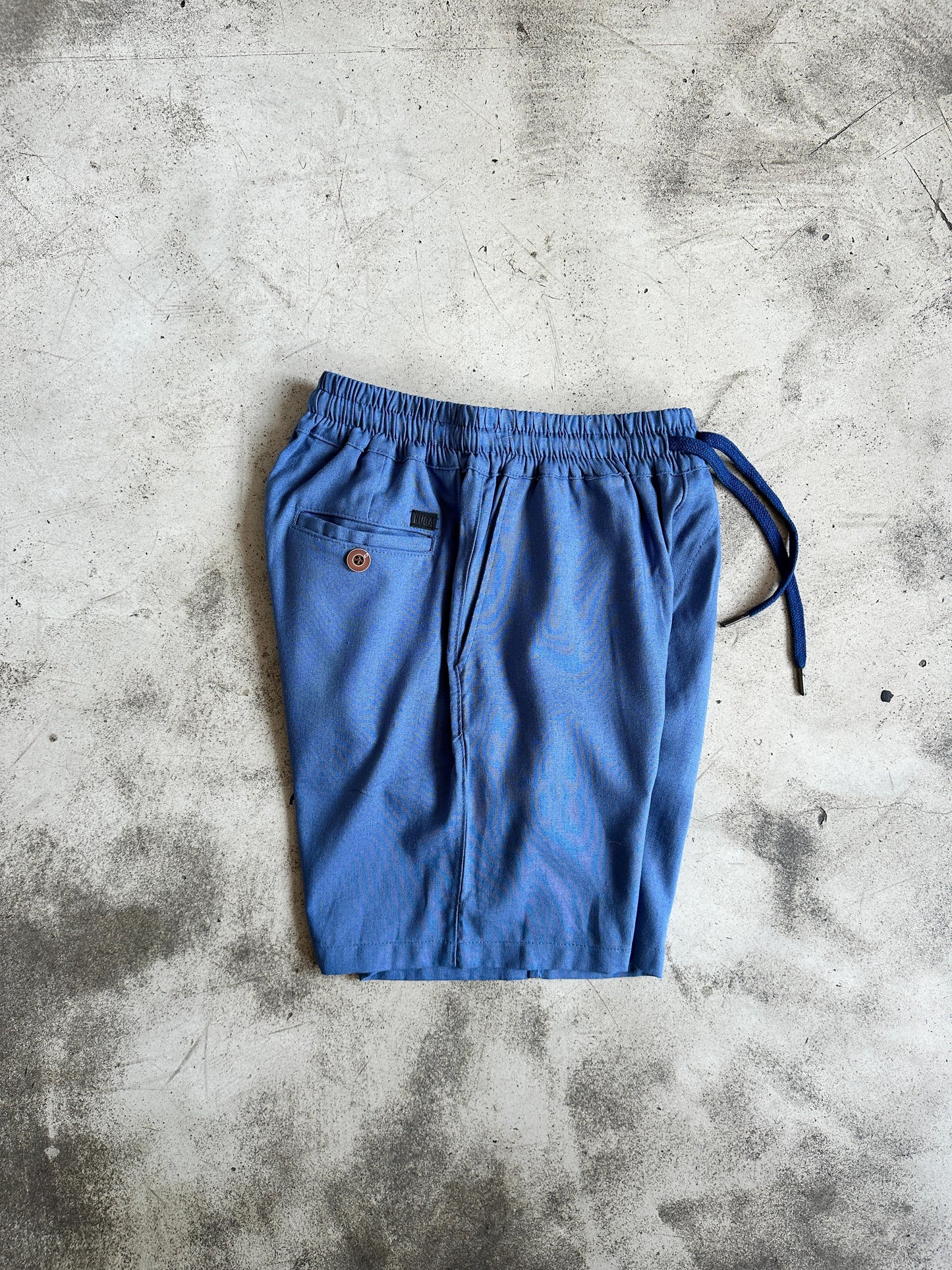 Comfort Linen Short - Azul