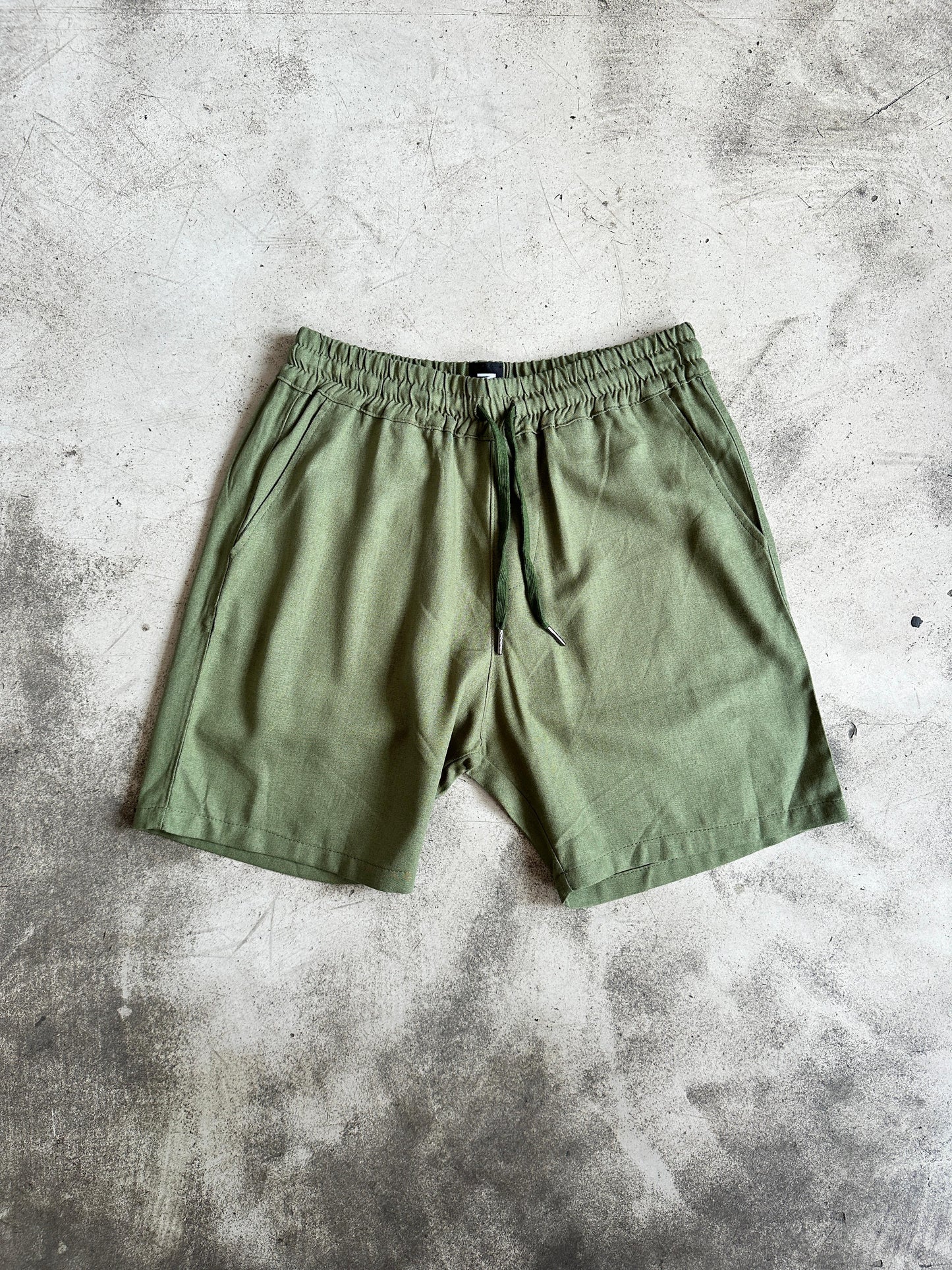 Comfort Linen Short - Verde