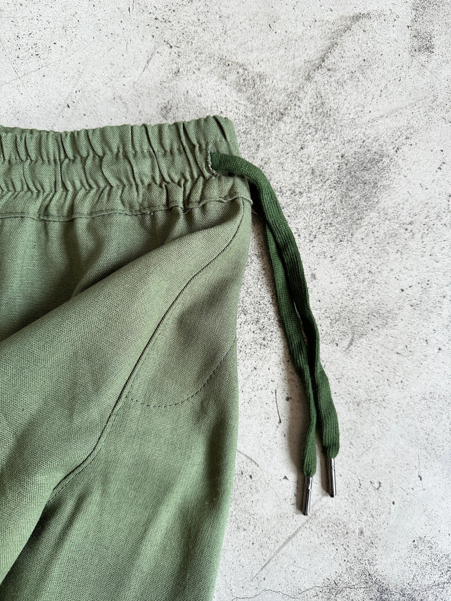 Comfort Linen Short - Verde