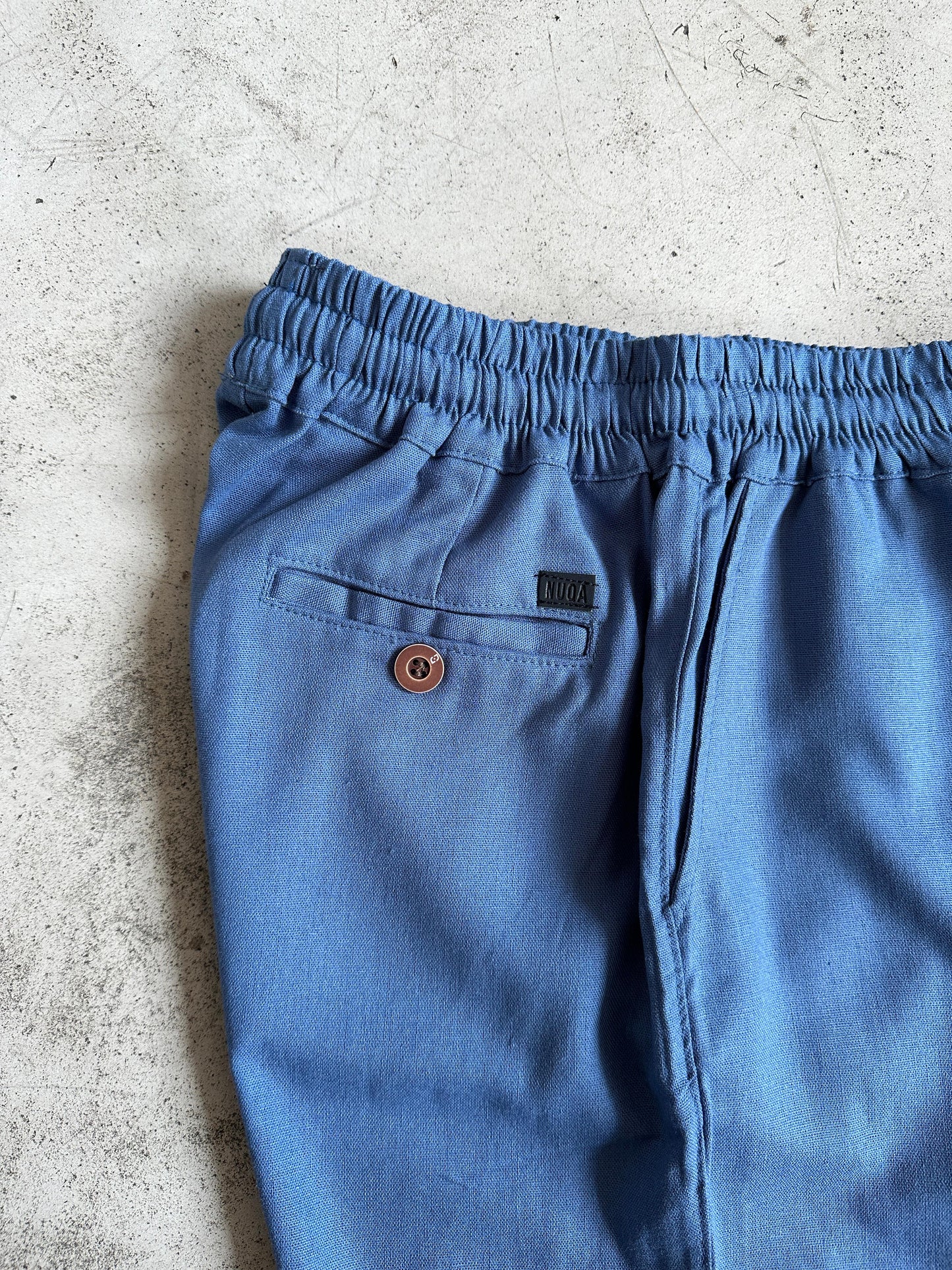 Comfort Linen Short - Azul