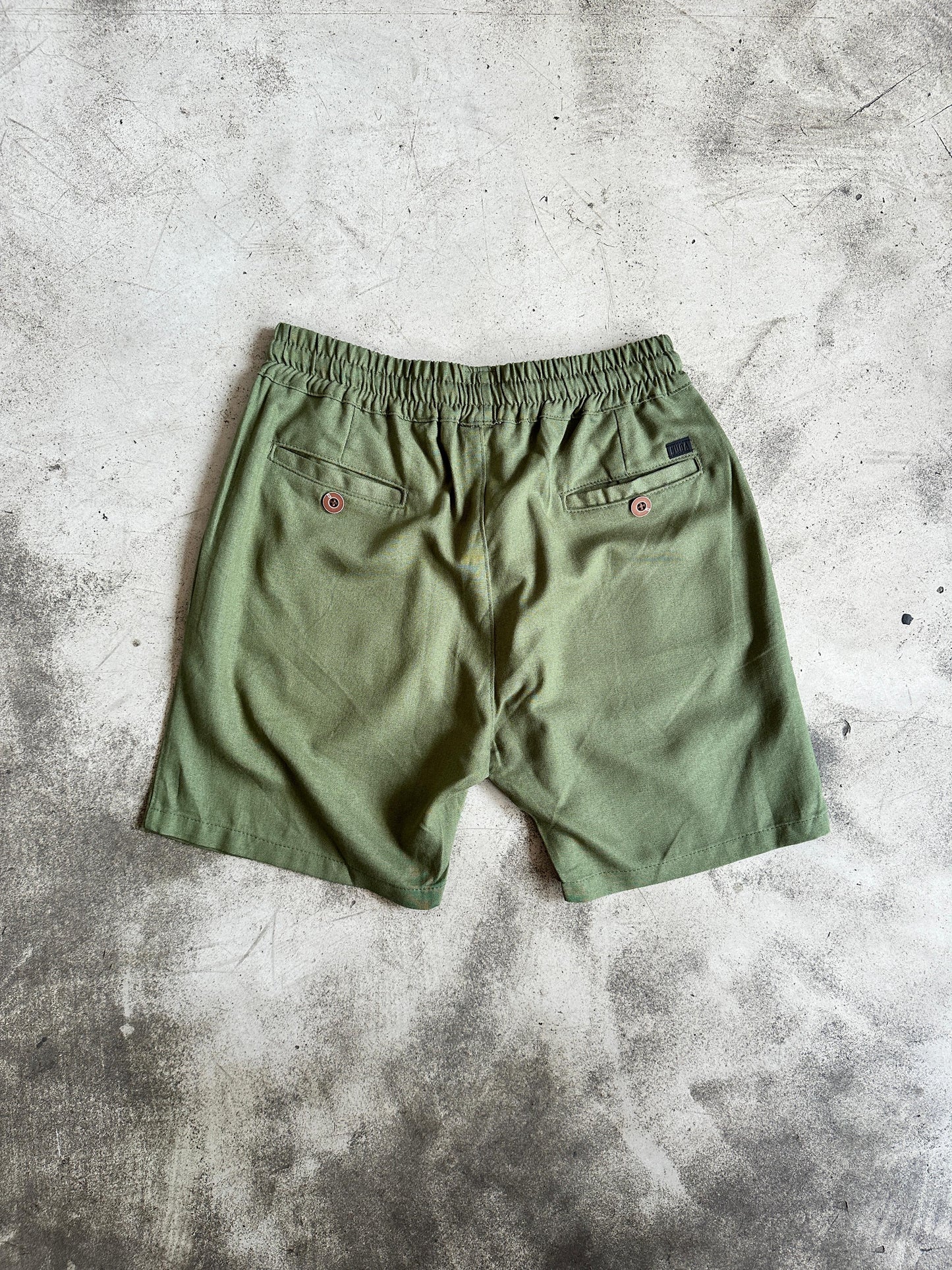 Comfort Linen Short - Verde