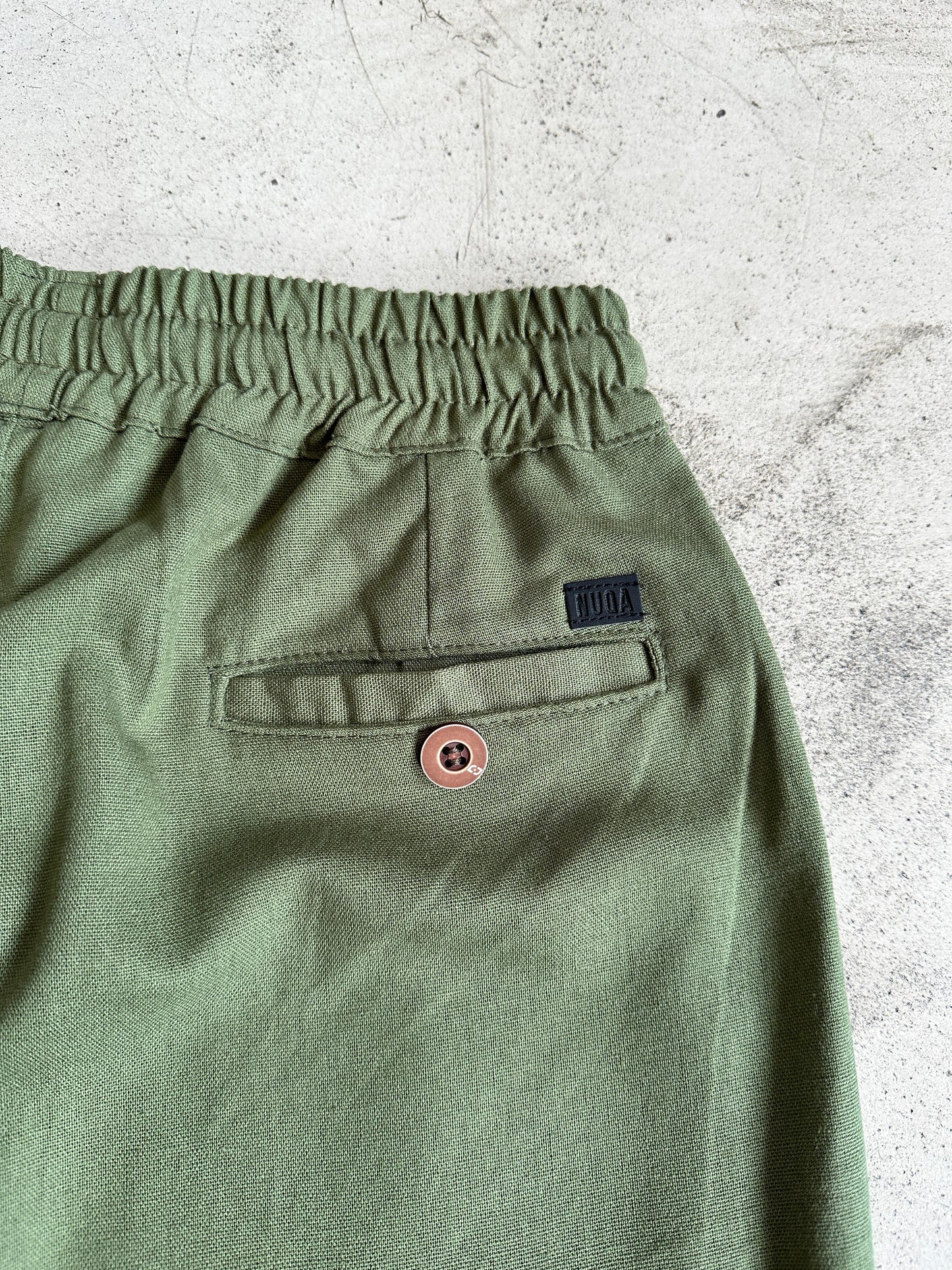 Comfort Linen Short - Verde