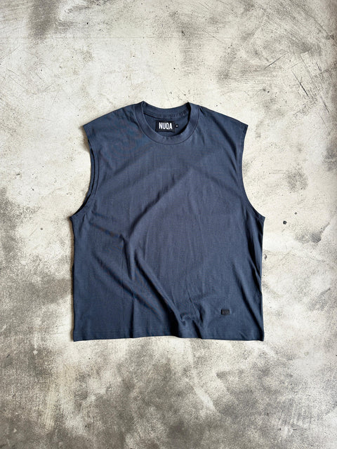 Semi Boxy Summer Tank - Azul Noche