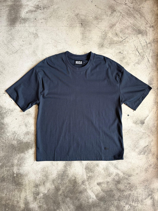 Semi Boxy Summer Tee - Carbón