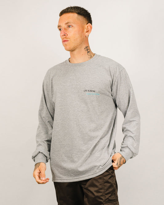 Venture Take The Risk Long Sleeve Tee - Gray